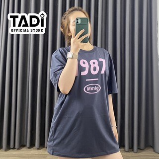 Áo thun Unisex TADI tay lỡ form rộng nam nữ T31