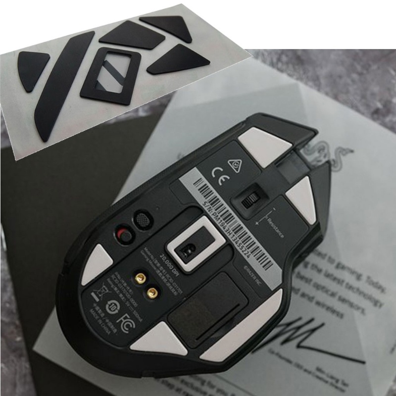 BTM 1 set/pack Mouse Skates Curve Edge Mouse Feet For Razer Basilisk Ultimate Mouse Glides Feet Pad