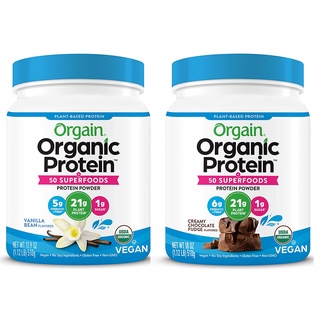Bột sữa thực vật Superfoods hữu cơ Orgain Organic Protein 510g