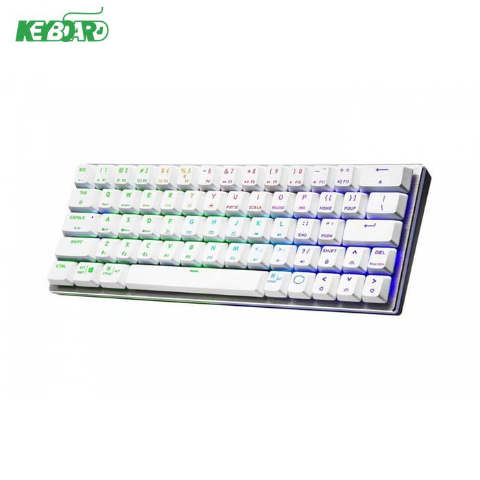 Bàn Phím Cơ Cooler Master SK622 Silver White Low Profile Red Switch RGB TKL Wireless  Keyboard.vn