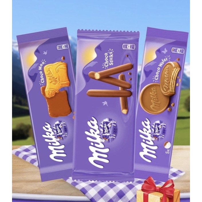 Bánh quy Milka NGA đủ các vị siêu ngon cho bữa sáng hoặc uống kèm trà, bánh quy socola