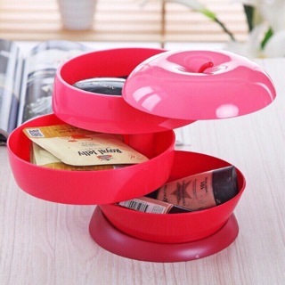 Hộp mứt táo 3 tầng