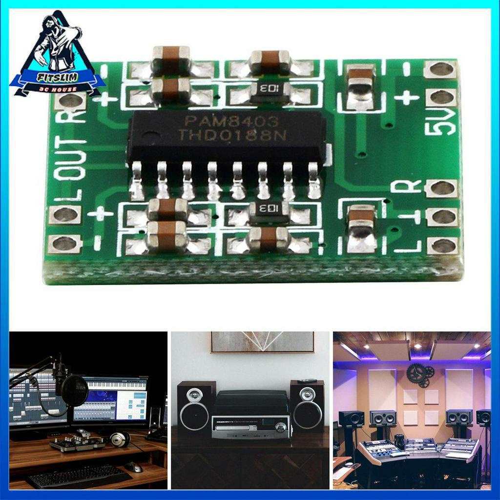 POWER Bảng Mạch Khuếch Đại Âm Thanh Kỹ Thuật Số Loại D 2 Kênhsx3W Pam8403