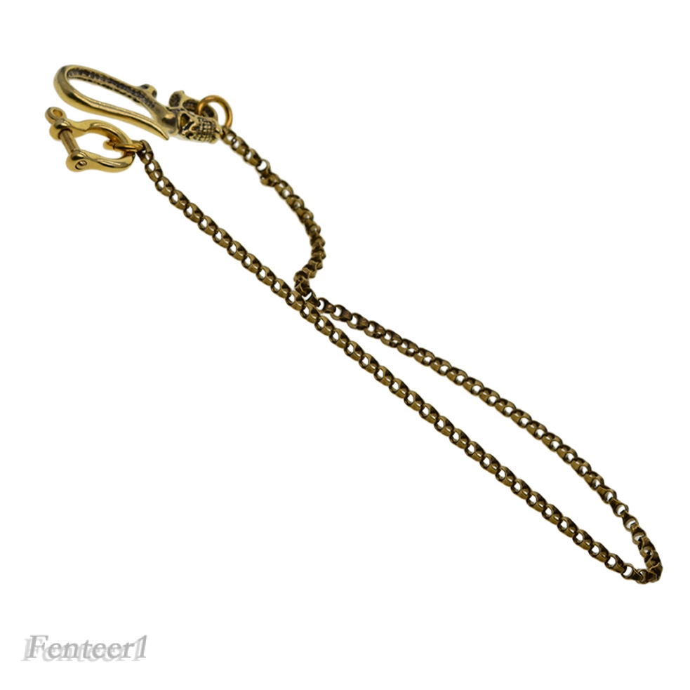 Chuỗi Dây Xích Đeo Thắt Lưng Quần Jean 2 Móc 47cm Tiện Dụng