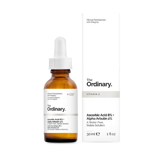 Serum sáng da, tinh chất bảo vệ da The Ordinary Ascorbic Acid 8% + Alpha Arbutin 2% 30ml