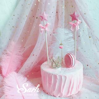 Trang trí vương miện mini bạc