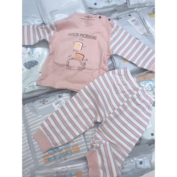Bộ nỉ ép dài tay QCCC cho bé🍓Bộ cotton len🍓Bộ thu đông dài tay