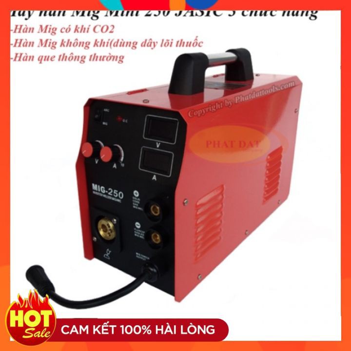 [CHÍNH HÃNG] Máy Hàn 3 Chức Năng MIG /TIG/QUE 250 A Bảo Hành 12 Tháng Trên Toàn Quốc