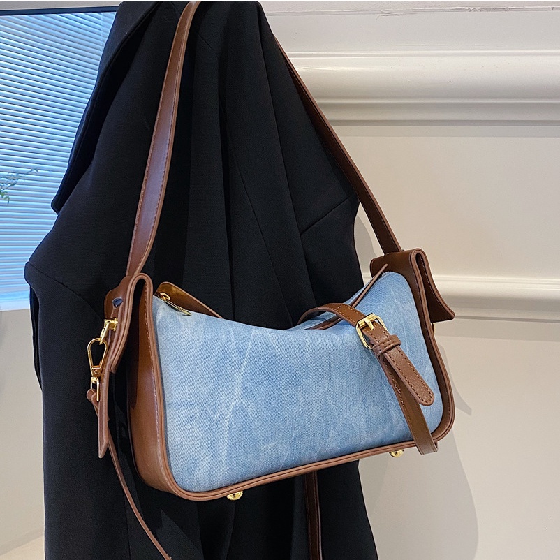 Túi Đeo JASMIN NOIR Chéo Da PU Hình Gối Đơn Giản Cho Nữ