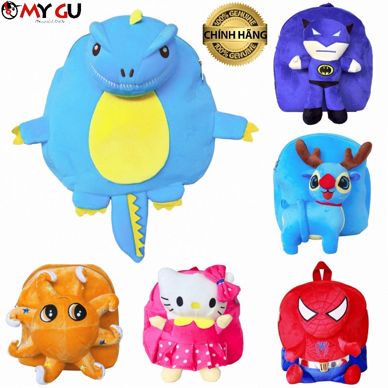 Ba lô mầm non, mẫu giáo thú bông ngộ nghĩnh cho bé BL02