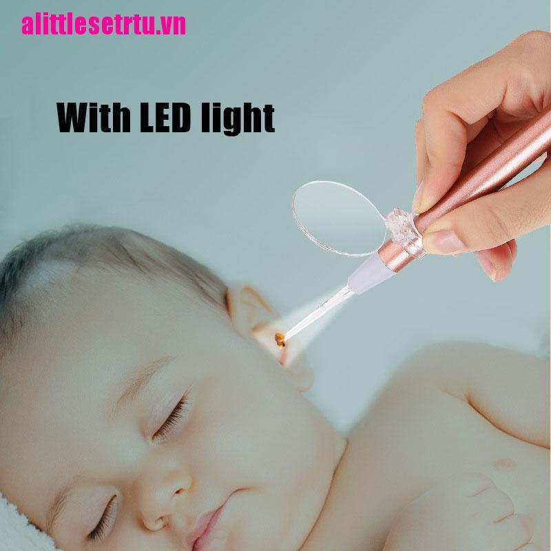 Dụng cụ lấy ráy tai có đèn pin an toàn cho bé