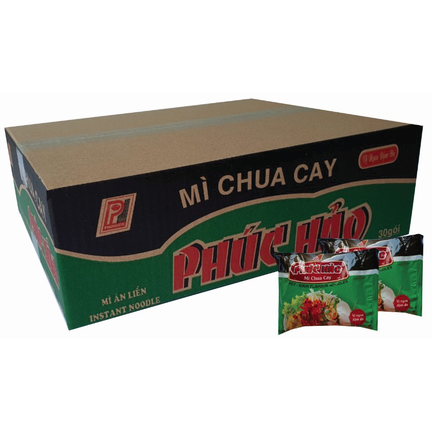 Mì Chua Cay Phúc Hảo - 30 gói - 65 gr