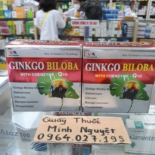 Viên uống ginkgo biloba with Coenzyme Q10