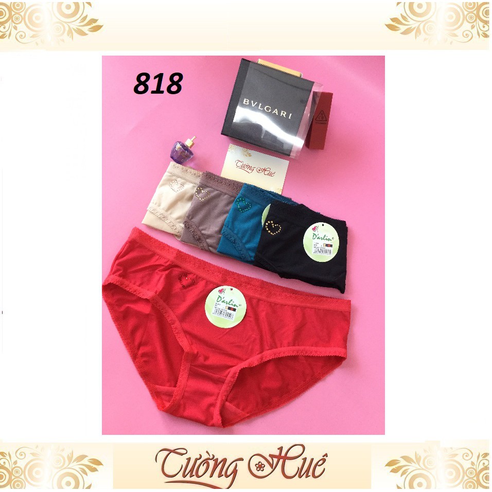 Quần lót nữ Darlin DL818 trơn tim.