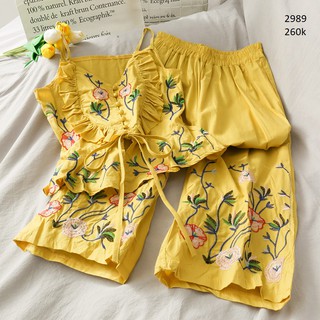 Set Thêu Hoa Nổi