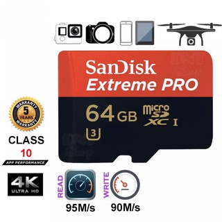 Thẻ Nhớ Micro SD U3 Class 10 dành cho chất lượng viedeo 4K - BẢO HÀNH 5 NĂM