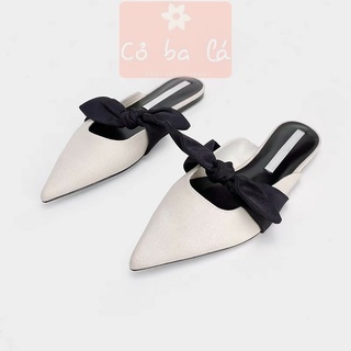 Sục bệt cobala shoes - dép thời trang bít mũi nhọn - dép lê đế thấp nữ tính d20084100