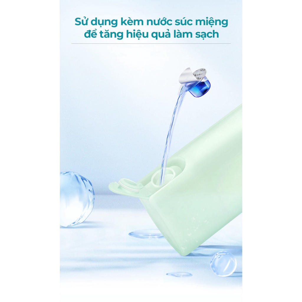 Máy Tăm Nước Sóng Siêu Âm USMILE CY1 | Hàng Chính Hãng | Bảo Hành 12 Tháng | Mimax Store