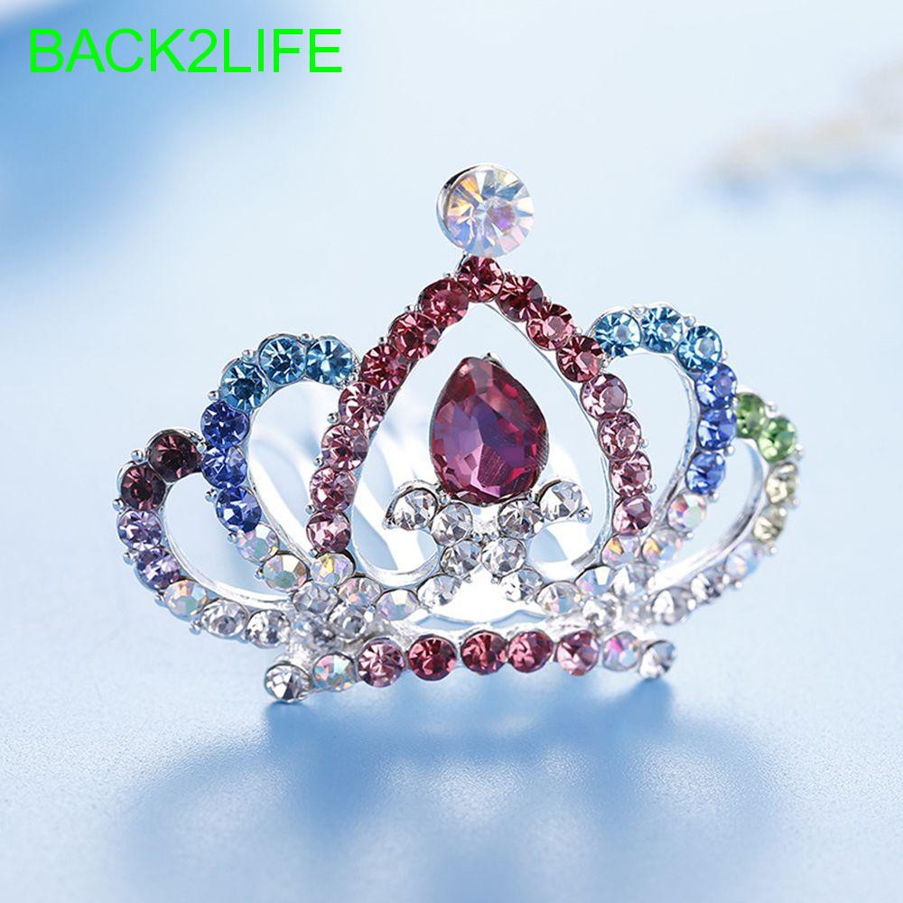 Vương miện công chúa đính hoa cho bé gái