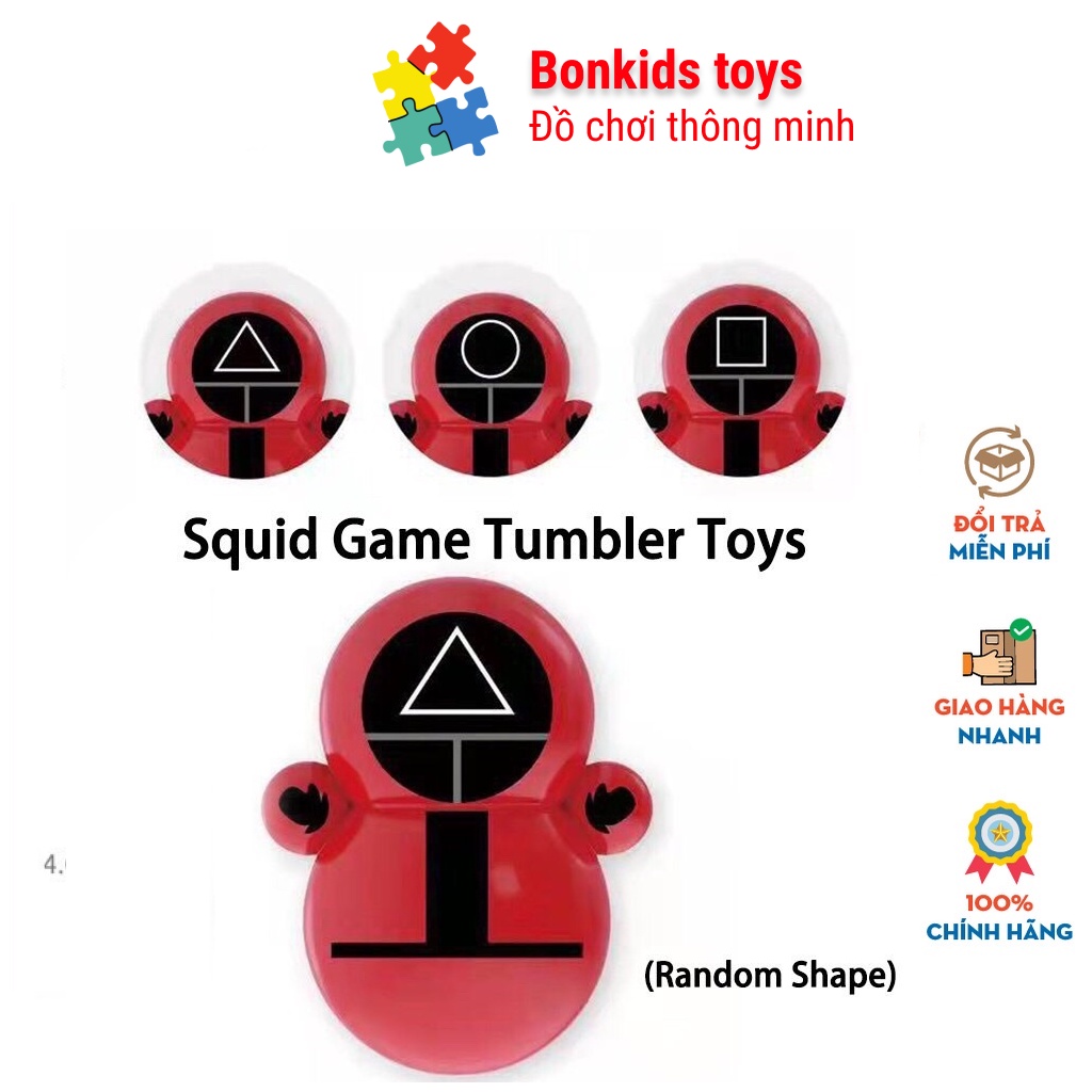 Lật đật squid game mini, đồ chơi lật đật mini cho bé cute dễ thương giá rẻ Bonkid stoys