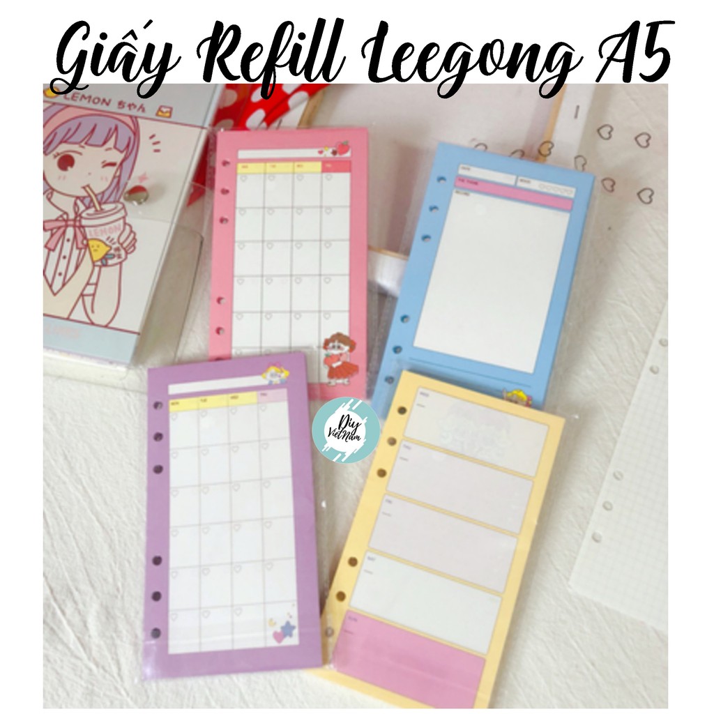 GIẤY REFILL LEEGONG A5