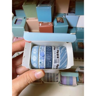 Set 5 cuộn washi tape