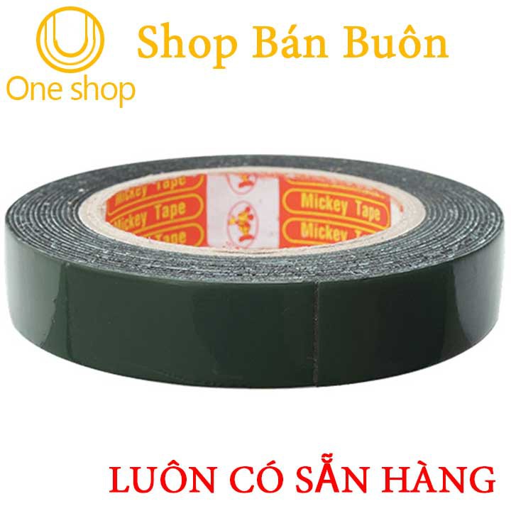 1 Cuộn Băng Dính Xốp 2 Mặt 2Cm