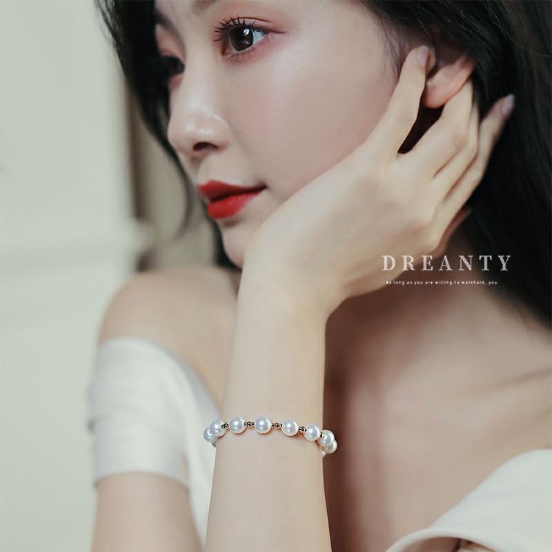 Vòng Tay Đính Ngọc Trai Phong Cách Hàn Quốc Thời Trang Cho Nữ