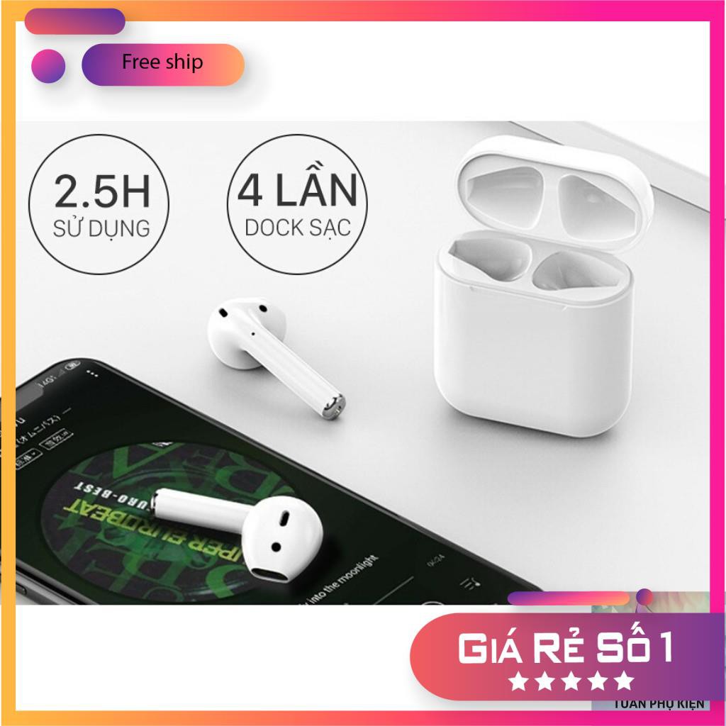 Tai Nghe Bluetooth I12 TWS  FREESHIP  Tai Nghe Bluetooth INPODS I12 TWS 5.0 Không Dây Sang Chảnh BH 1 Đổi 1