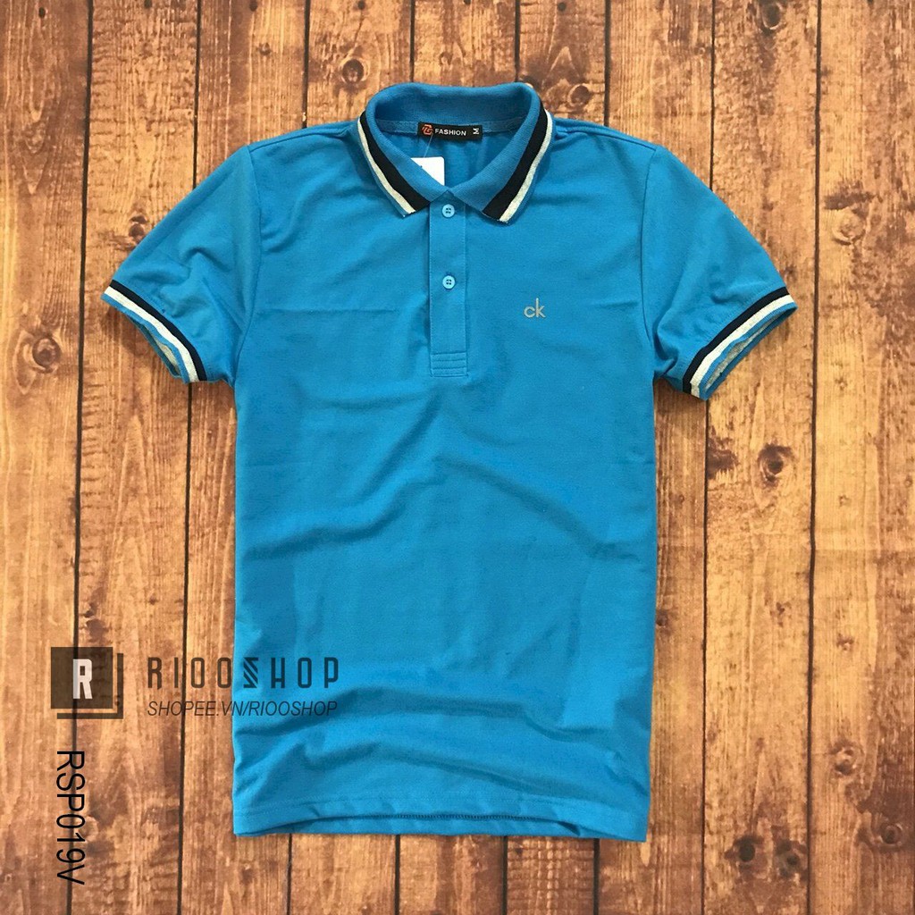 Áo polo cá sấu, áo phông nam có cổ cá sấu 4 chiều phối viền form rộng KAV tay ngắn đẹp RSP019V có size xxl Riooshop | BigBuy360 - bigbuy360.vn