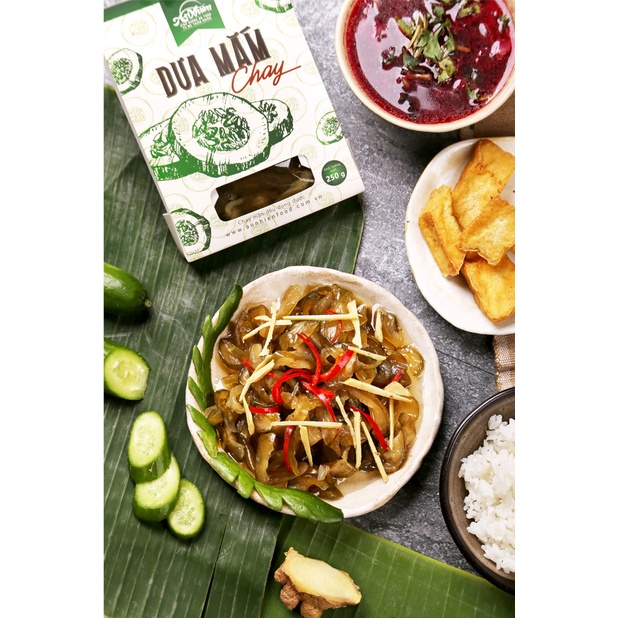 Dưa Mắm Chay 250g An Nhiên, Rau Sạch, Healthy