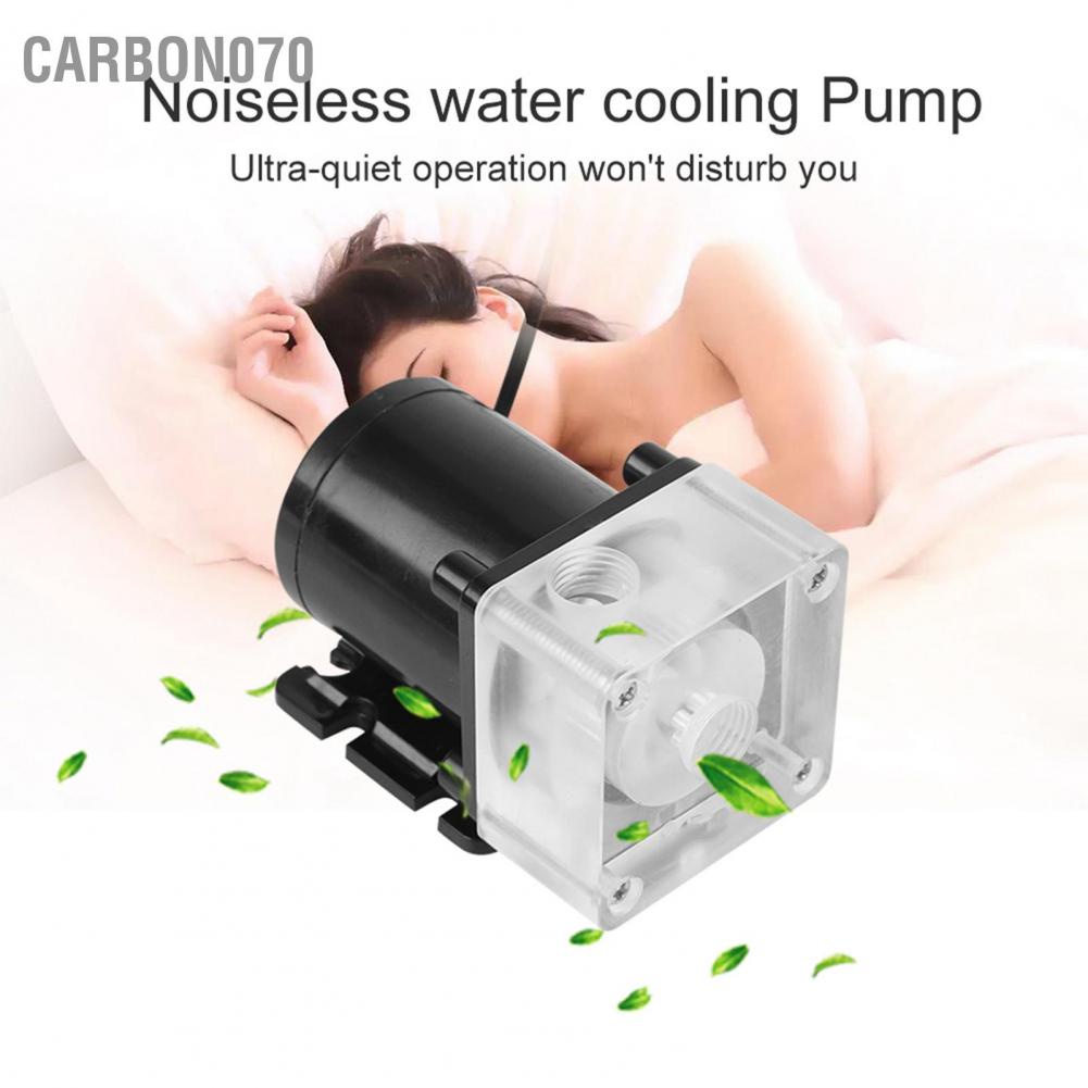 [Hàng Sẵn] Máy bơm nước tản nhiệt CPU G1/4 Cho máy tính 500L/H【Carbon070】