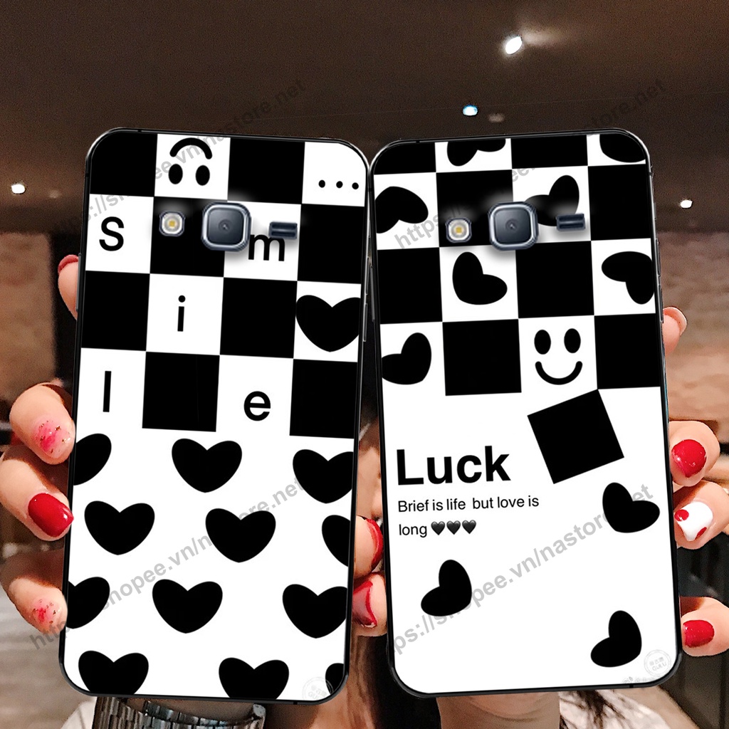 Ốp lưng Samsung J310 / J3 2016 / J5 2016 / J5 10 / J7 2016 / J710 trái tim họa tiết caro,beabrick kaws cute