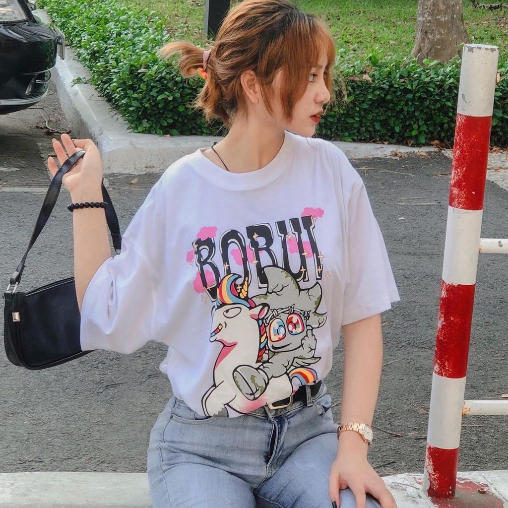 Áo Thun Local Brand BoBui Nam Nữ Tay Lỡ Oversize Full Mạc | BigBuy360 - bigbuy360.vn