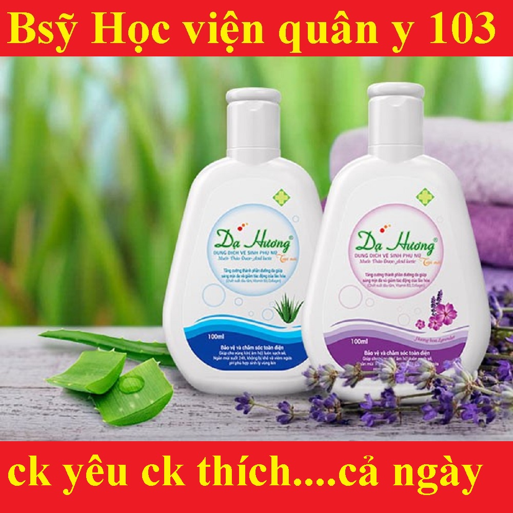 Dạ hương - Dung dịch vệ sinh phụ nữ - Đủ loại 100ml