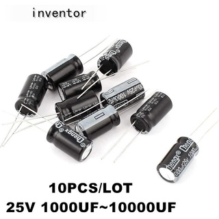 Bộ 2-10 Tụ Điện Nhôm 25V 1000UF 2200UF 3300UF 4700UF 10000UF Chuyên Dụng