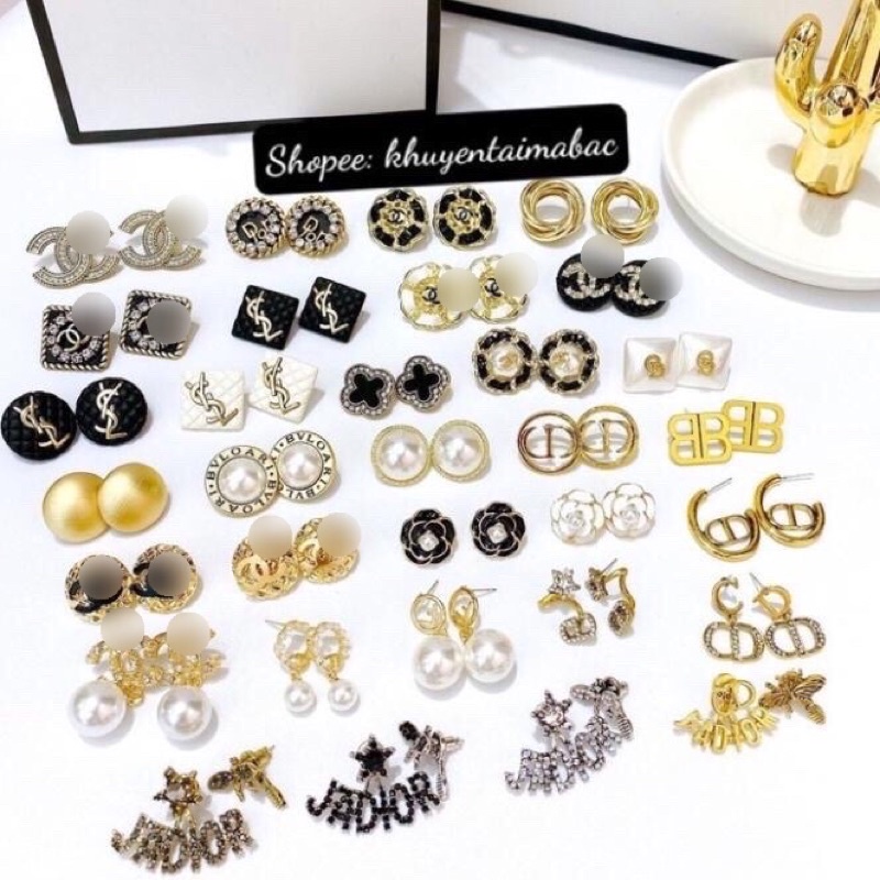 Bông tai nữ , Khuyên tai hottrend, phụ kiện trang sức Hari korea accessories
