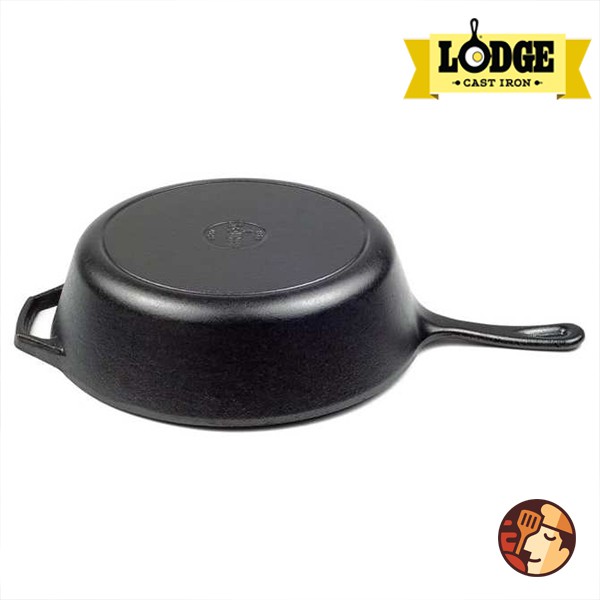 Chảo gang Lodge sâu lòng 26 cm chống dính tự nhiên dùng được cho mọi loại bếp và lò nướng