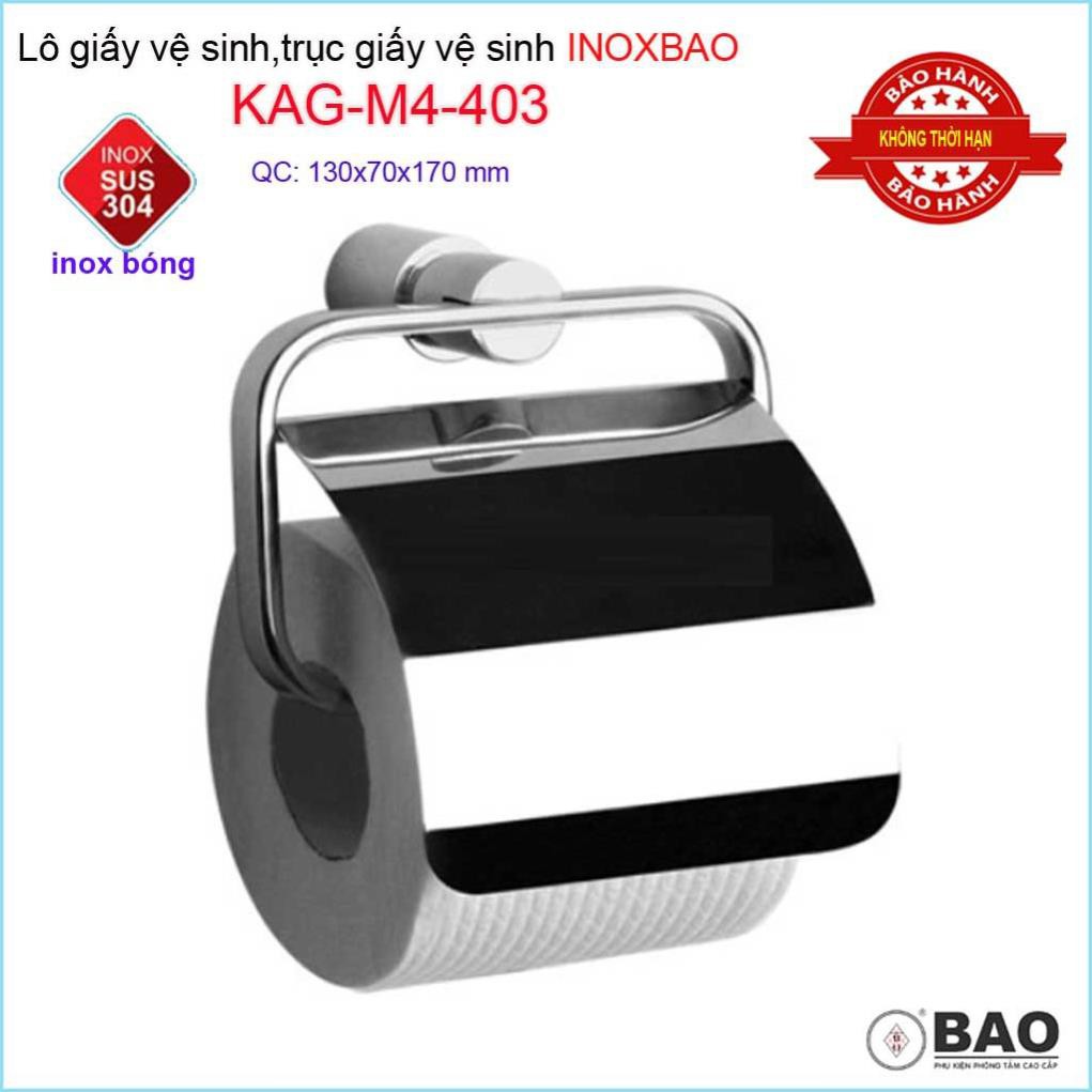 Hộp đựng giấy vệ sinh Inox Bảo KAG-M4-403