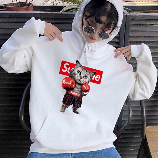 Áo hoodie nam nữ mèo boxing có bigsize chất | BigBuy360 - bigbuy360.vn