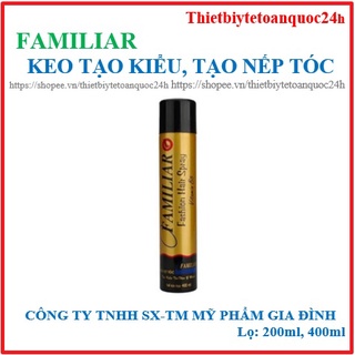 Keo xịt tóc Familiar hair spray 400ml