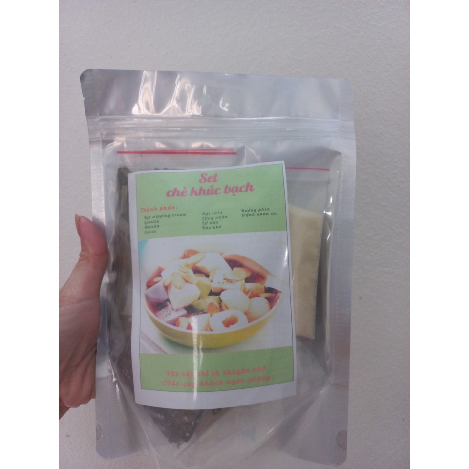Set Chè Khúc Bạch Tự Nấu 10 chén
