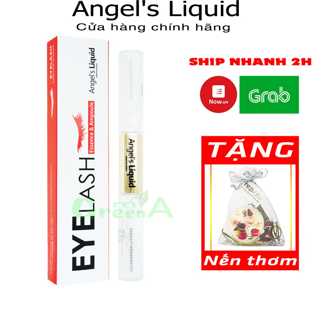 Dưỡng Mi Angel Liquid Tinh Chất Dưỡng Mi Dày Và Dài 2 Bước Angel's Liquid Eyelash Essence 5ml & Ampoule 5ml 2 Đầu Dưỡng