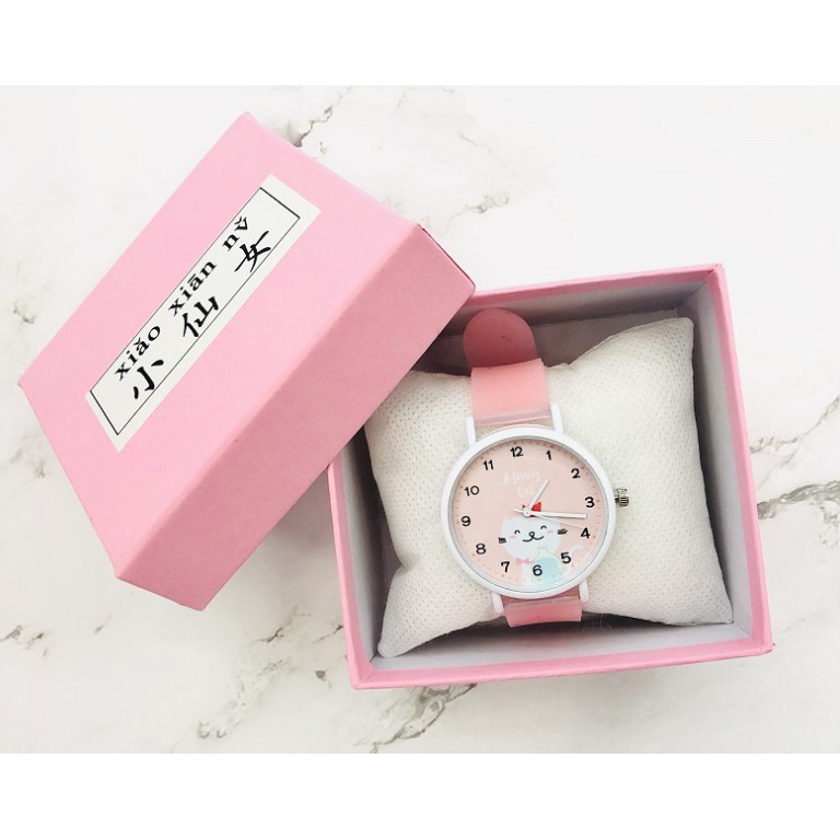 Đồng hồ điện tử trẻ em nhân vật hoạt hình ngộ nghĩnh - Tặng hộp + Pin
