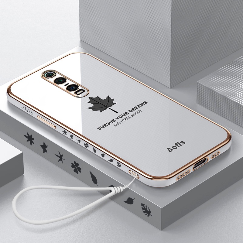 Ốp Điện Thoại Mềm Họa Tiết Lá Phong Cho Xiaomi Redmi K20 K30 K30S K40 K40S K50 Pro