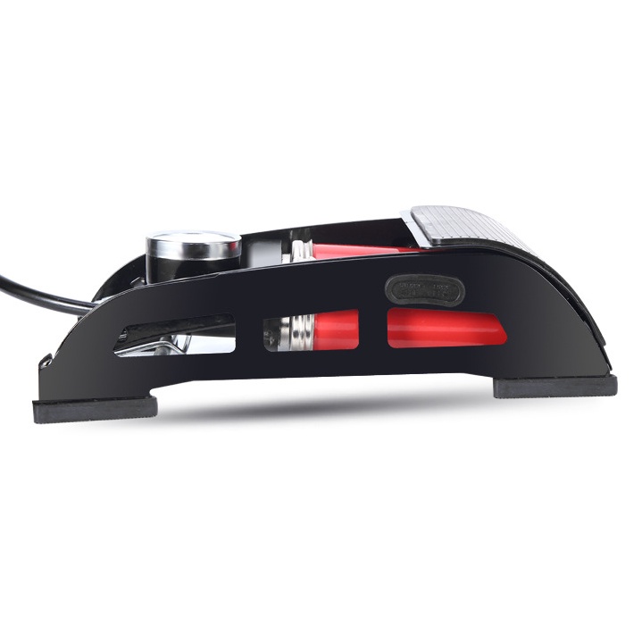 Máy bơm hơi bánh xe, lốp xe với 2 ống hơi Da Li Shen 49x31x47cm, giúp tiết kiệm thời gian và lực bơm dễ đạp dễ xếp gọn