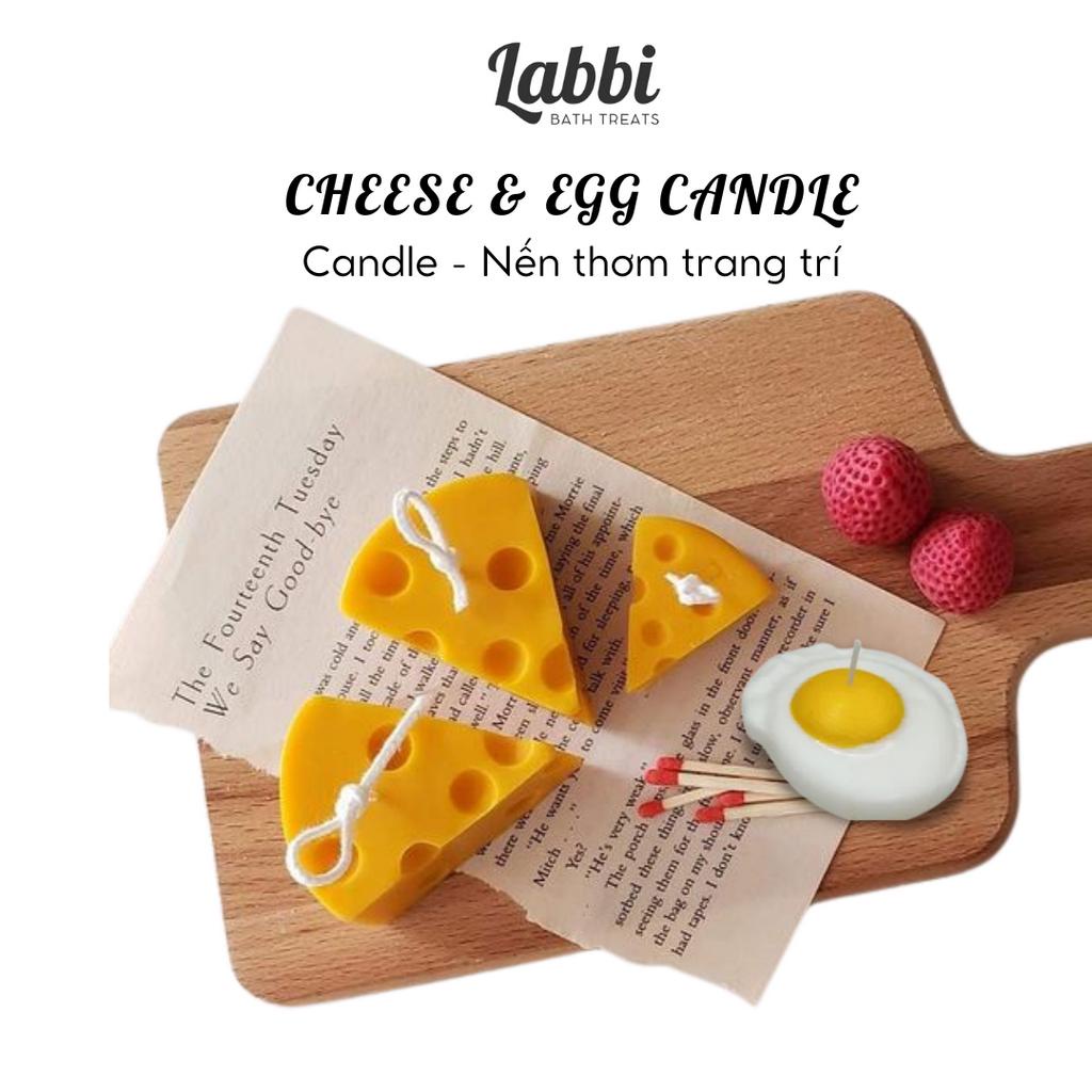 Cheese &amp; Egg CANDLES [Labbi] Nến trang trí / Candle