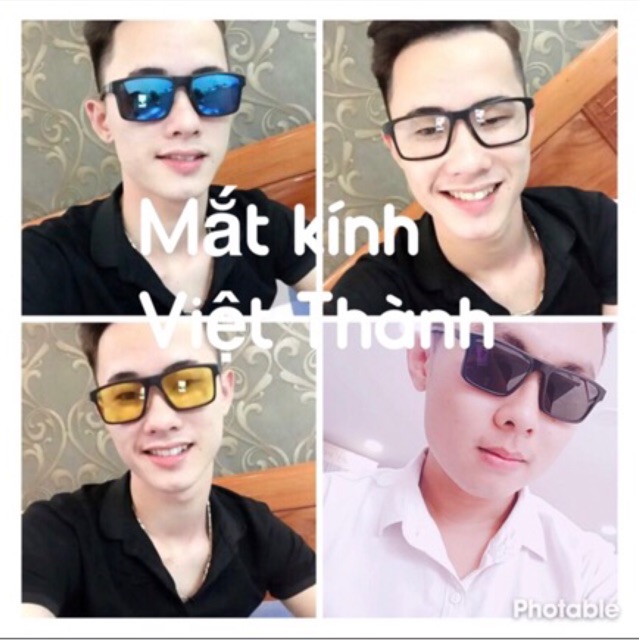 Kính 6 in 1 đa năng kính râm cận - kính Unisex kính 5 in 1