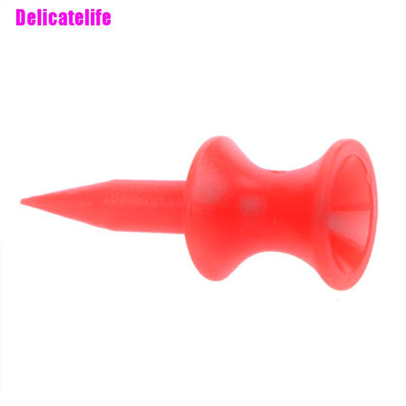 Set 50 tee đặt bóng golf màu đỏ hai tầng 31mm