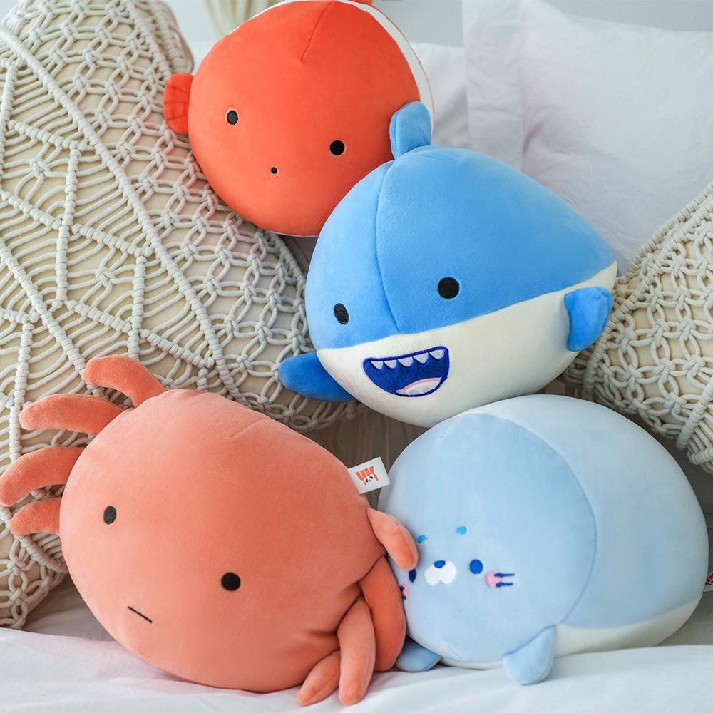 Gấu bông béo cao cấp mềm mịn siêu đáng yêu - Gối ôm, gấu bông | Cá Hề Nemo | Hải Cẩu Xanh